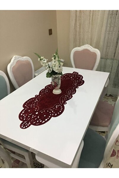 Diva Home Kadife Lazer Kesimli Runner