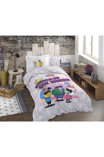 Hobby Kral Şakir Surf Single Duvet Cover Set
