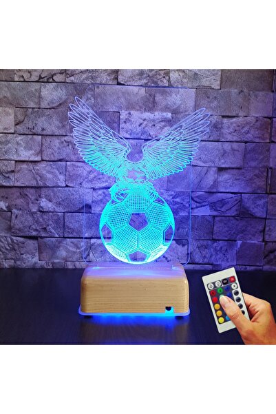 Vipyol Doğum Günü Hediyesi Futbol Topu Kartal Gece Lambası