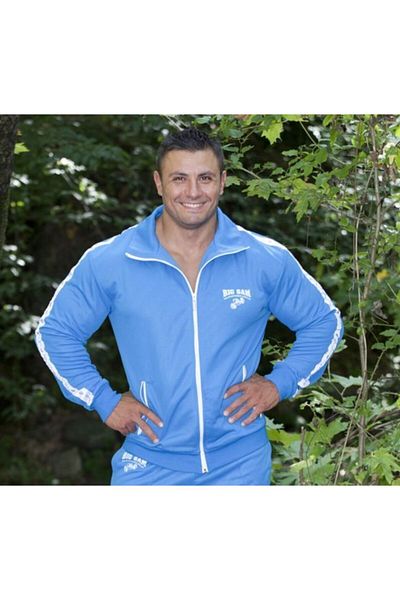 Big Sam Men's Turquoise Tracksuit Top 3544