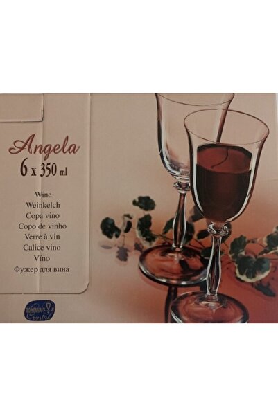 Bohemia 6 Parça Cristal Angela Kadeh Seti 350 ml