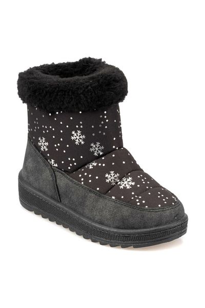 Polaris 92. 511804 .P Cizme negre pentru fete 100423227