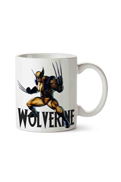 Adell Wolverine Cartoon Mug Cup