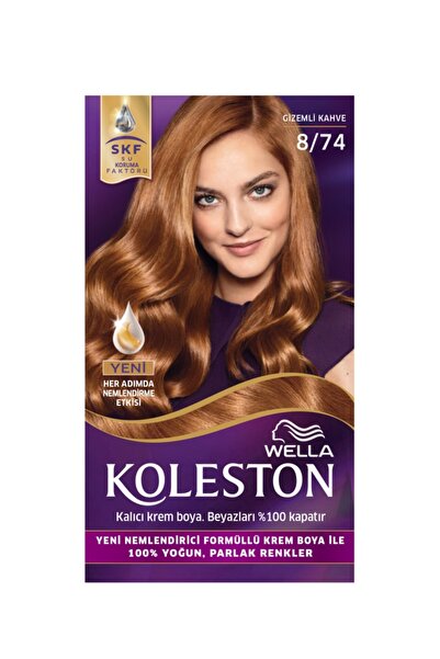Wella Koleston 8/74 Kit Boya Gizemli Kahve
