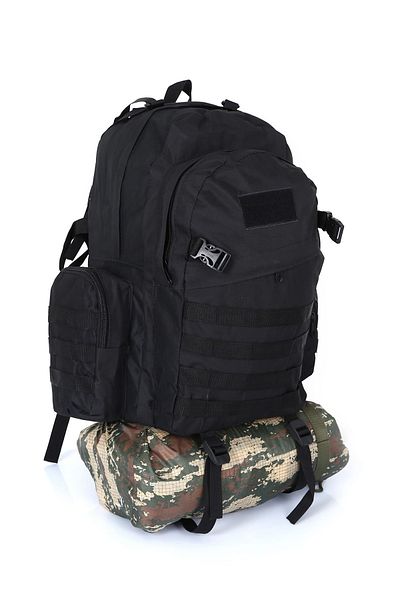 Asker Kolisi Geantă neagră tactică militară pentru alpinism pentru exterior 75 L