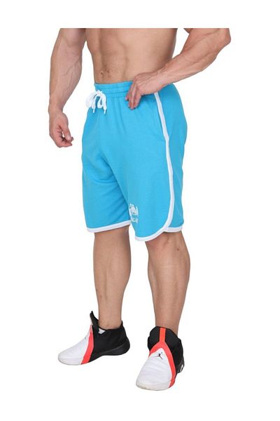 Big Sam Men's Blue Cotton Shorts 1386