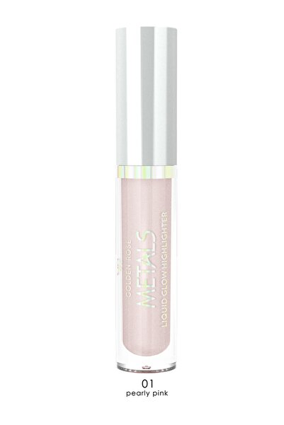 Golden Rose Illuminator - Metals Metallic Liquid Glow Highlighter No: 01 Pear...
