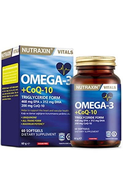 Nutraxin 60 Soft Capsules Omega3+Coq-10