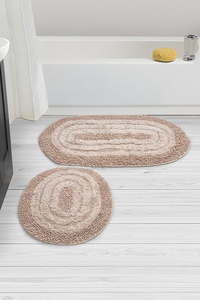 Alanur Home Trio Curl & Cotton 2-Piece Mop Powder