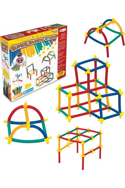 DEDE Brand: Super Bamboo Sticks 200 Pieces Category: Lego & Building Toys