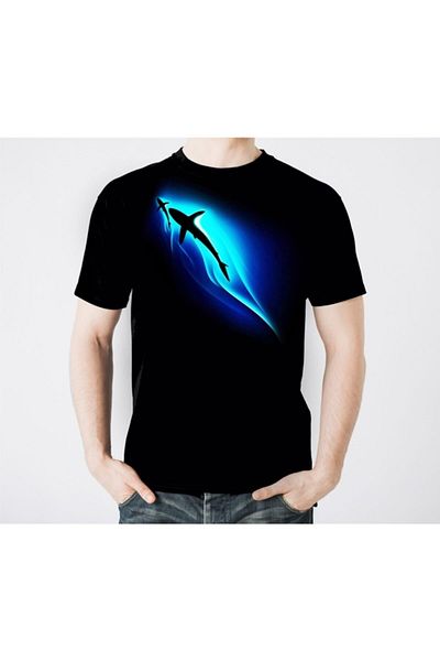 Scubapro Black Shark Men's Black T-Shirt