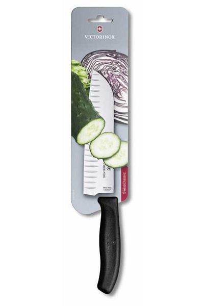 Victorinox Swiss Chef Fluted Edge Knife Santoku