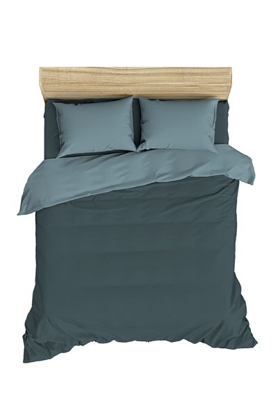 Firuze Ranforce Double Duvet Set Green Mint