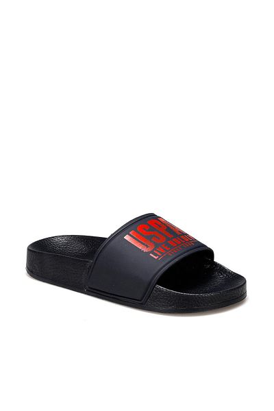U.S. Polo Assn. حذاء بحري للأولاد باللون الأزرق الداكن من GUSTY100509996
