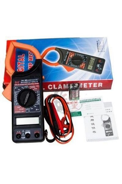 TT Technic Tt-Technic Dt-266 Clamp Meter (Clamp Ammeter - Multimeter - Avometer) with Digital Display - Multi