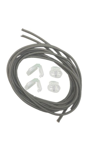 Öztürk Kundura Practical Shoelaces Elastic 1 Pair 100 Cm Smoked