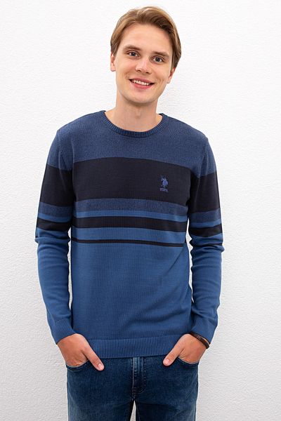U.S. Polo Assn. Син мъжки пуловер
