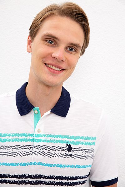 U.S. Polo Assn. Tricou verde pentru bărbați