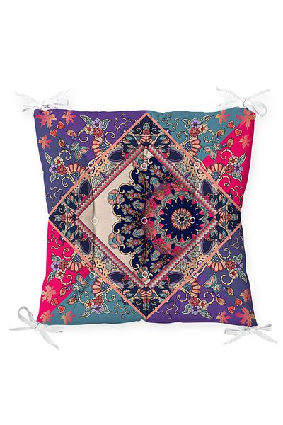 Realhomes Custom Design Digital Printed Modern Pouf Chair Cushion