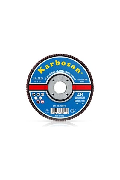 KARBOSAN 115 Flap Disk Zr 60