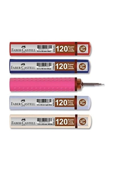 Faber Castell فابر كاستل جريب 0.5 دقيقة طرف أحمر 3 قطع