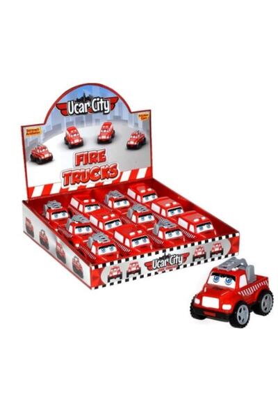 Uçar Oyuncak City Trucks - Sürtmeli İtfaiye Araçları 1 Adet
