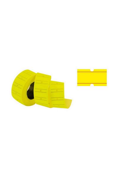 Tanex Ετικέτα Τιμής Highlighter Yellow 12x21 mm Ρολό 800 τεμαχίων