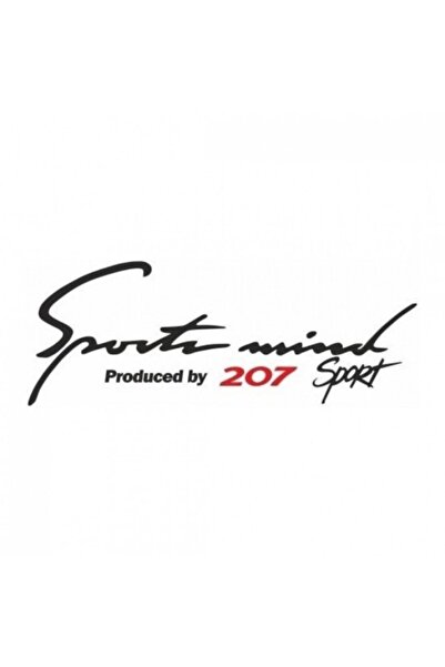 TSC ملصق سيارة مدعوم من بيجو 207 سبورت مايند