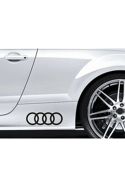 TSC Audi 1 Pastă Marşpiyel Text Sticker 2 buc