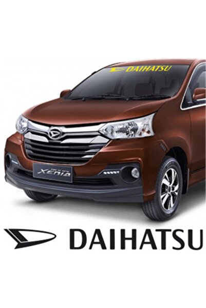 TSC BEYAZ RENK Daihatsu Ön Cam Araba Sticker Yapıştırma 30CM En