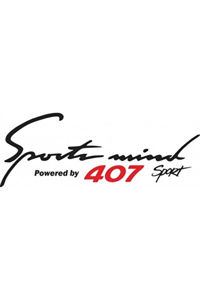 TSC ملصق سيارة مدعوم من بيجو 407 سبورت مايند