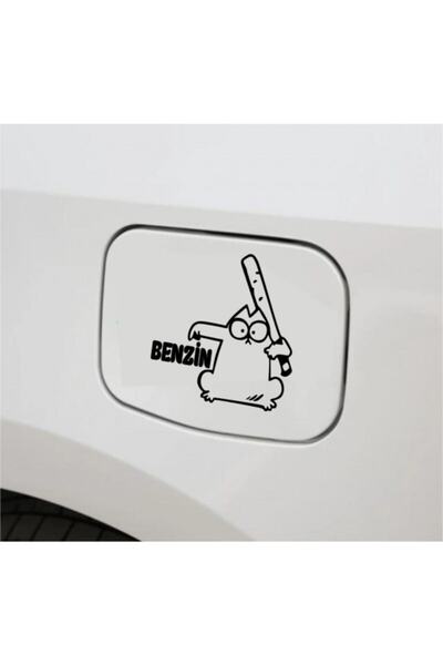 TSC Araba Depo Kapağı Sticker benzin Oto Sticker 2 Adet