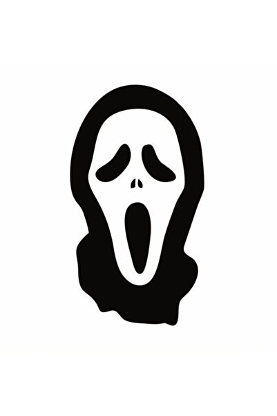 TSC Çığlık Hayalet Maske Araba Sticker Arma Yapıştırma