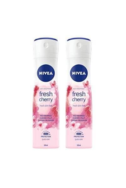 NIVEA Anti-Perspirant Fresh Cherry Kadın Deodorant 2 x 150 ML