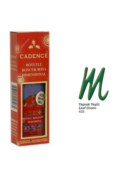 Cadence Metallic Bead Paint - 50ml Leaf, No:425
