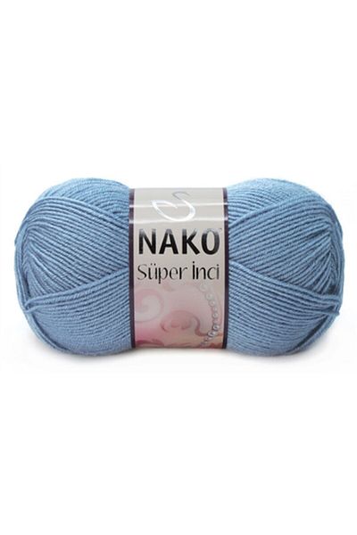 NAKO Super Pearl - 1986 Τζιν Μπλε μάλλινο πλεκτό νήμα