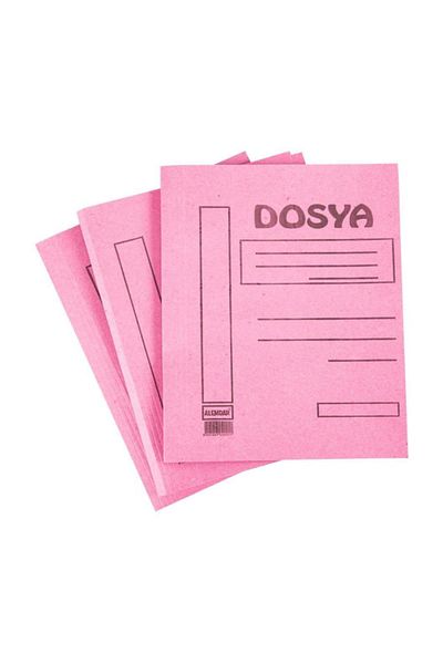 Alemdar Cardboard File Full Cover Pink Pack of 50