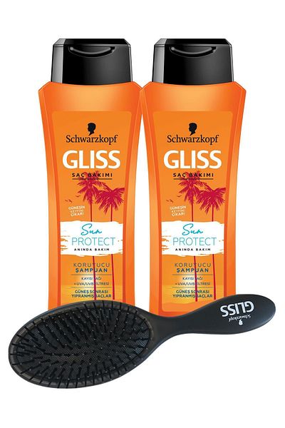 Gliss Sun Protect 360ml Hair Brush Set - 2 Pieces Hnkl.1281