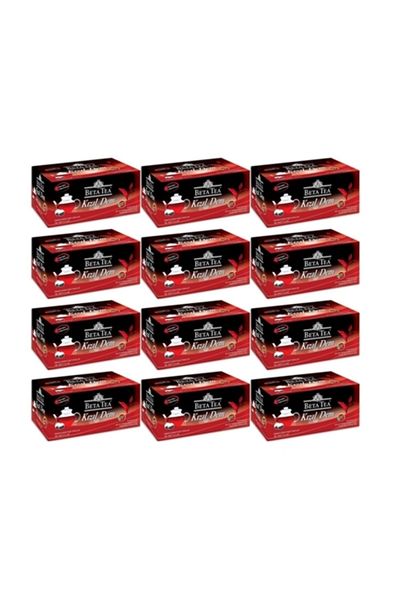 Beta Tea Beta Red Teapot Tea Bag 100 Lux 12 Pieces 3,2gx100:320 Gr