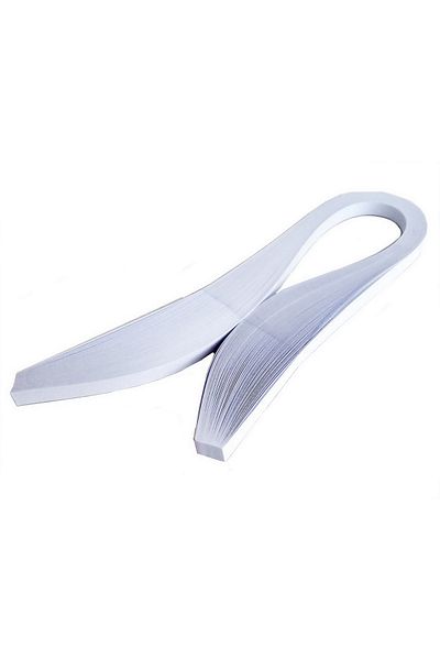 HAYAL 1x50cm Quilling Paper - White Color 100 Pieces