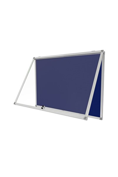 Genel Markalar 70x100 Cm Alüminyum Kilitli Kapaklı Ince Camekanlı Ilan Duyuru Sunum Pano