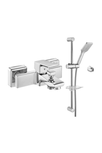 Eca Tiera Banyo Bataryası 469+Tiera Sürgülü Banyo Duş Takımı 029  2'li Set