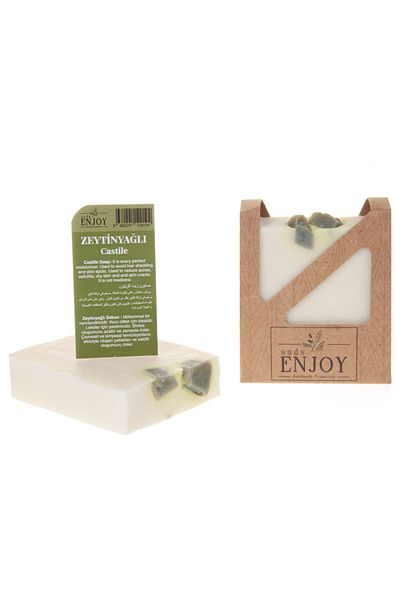 Enjoy Natural Olive Oil Handmade Face, Hair and Body Soap 100 Gr