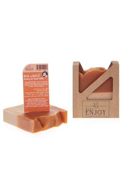 Enjoy Natural Honey Goat Milk Handmade Face, Hair and Body Soap 100 gr