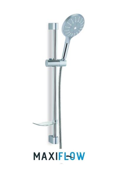 Maxiflow Banyo Sürgülü Duş Seti ** Sabunluklu** MAXİFLOW