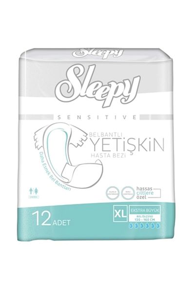 Sleepy Xlarge Adult Diapers 12 Pieces
