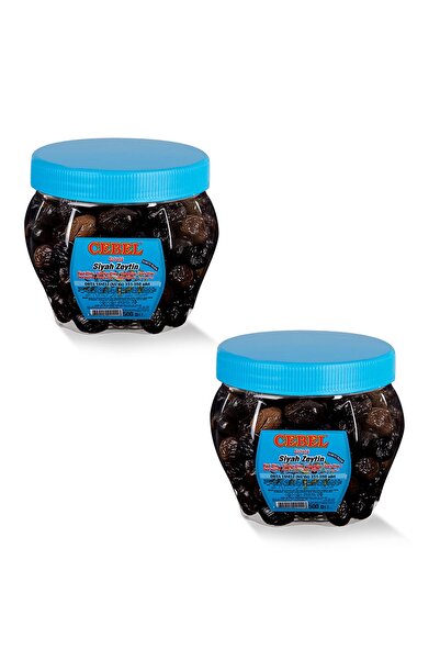 Cebel 2li Fırsat Paketi 2 Adet Siyah Zeytin Orta Taneli 500 Gr.
