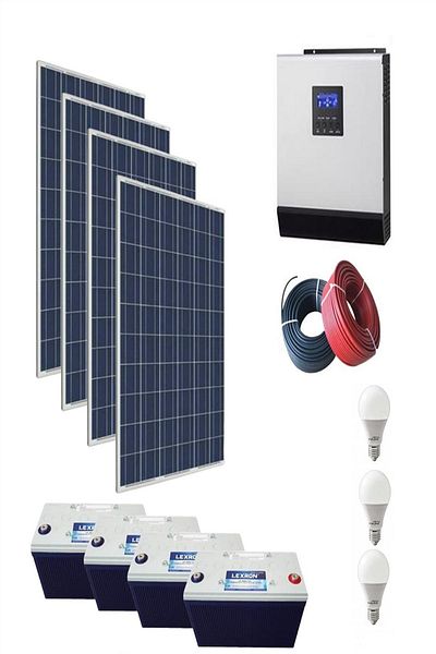 Isos Enerji 4800 Watt Gunes Enerjili Camasir Mak Buzdolabi Tv Ve Aydinlatma Paketi Trendyol