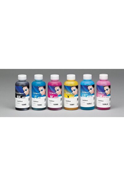 INKTEC Epson Süblimasyon Inktec DTI Sublinova Mürekkep 6x 100ml 6 renk