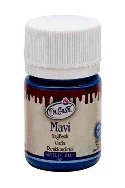Dr. Gusto Mavi Yağ Bazlı Toz Gıda Boyası  7 gr